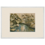 Papyrus Pond: lake, papyrus and serene greens. Framed fine art print by The Light Stays.