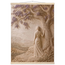 Old Friend, impasto, figure and companion tree. Archival fine art poster shown framed.