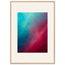 Wine Hour: gradient, dusk and deep color. Museum-quality framed fine art print.