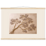 Lilac Reach: flowers and botanical. Fine art poster, alternate frame and size.