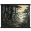 Cypress Passage, japanese art and japandi. Archival fine art poster shown framed.
