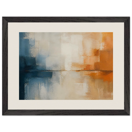Ferrugem Arquitetônica, quadro abstrato emoldurado da The Light Stays.