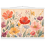 Floral Rhythm, flowers and botanical. Archival fine art poster shown framed.