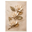 Magnolia Ascent: flowers and botanical. Museum-quality fine art poster.