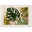 Four Greens: leaves, vivid green and impasto. Museum-quality framed fine art print.