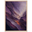 Violet Infinity: moon and night. Framed fine art print by The Light Stays.