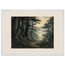 Cypress Passage, japanese art and japandi. Archival framed fine art print shown framed.