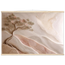 Stone Dawn, petra and siena. Archival fine art poster shown framed.