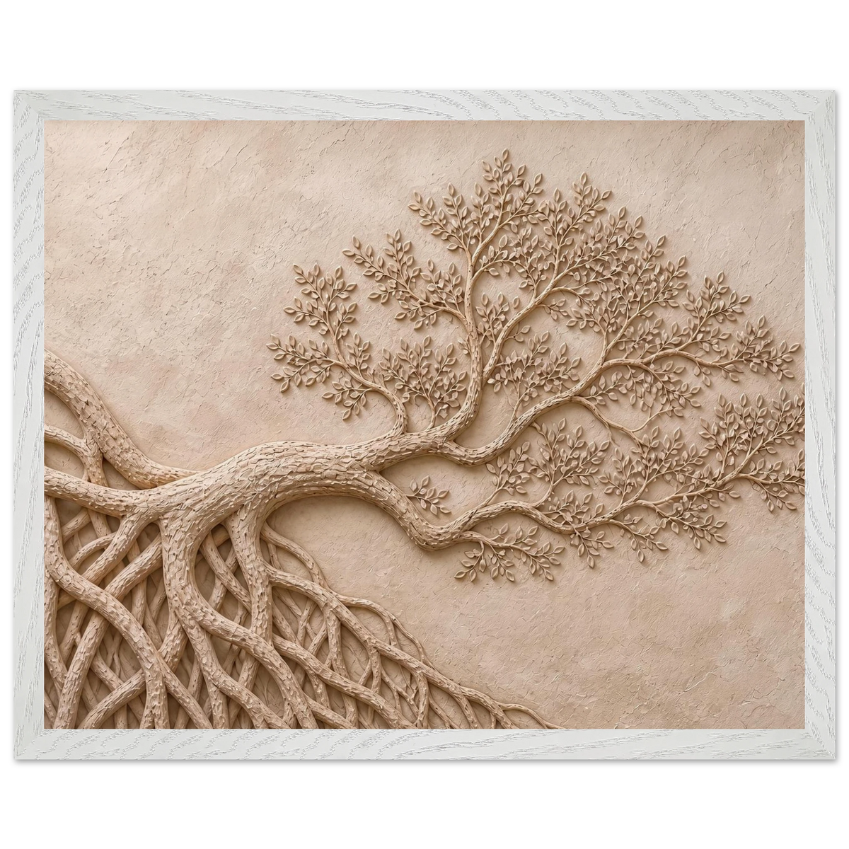 Root Lattice, petra and herbarium. Archival framed fine art print shown framed.