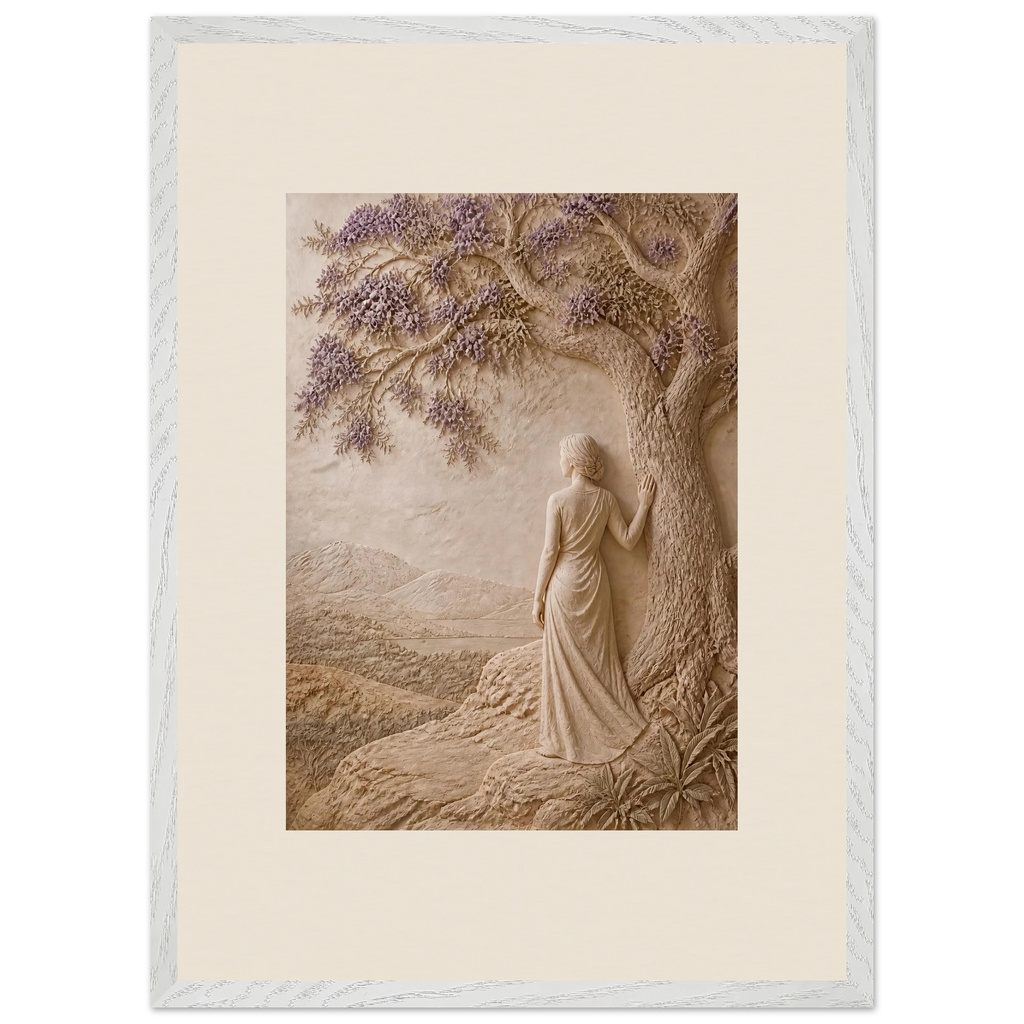 Old Friend, petra and herbarium. Archival framed fine art print shown framed.