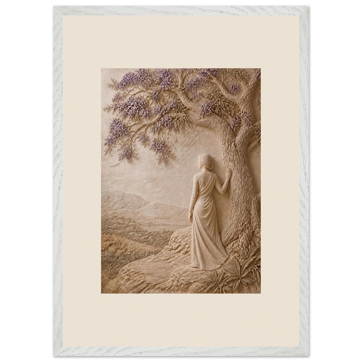 Old Friend, petra and herbarium. Archival framed fine art print shown framed.