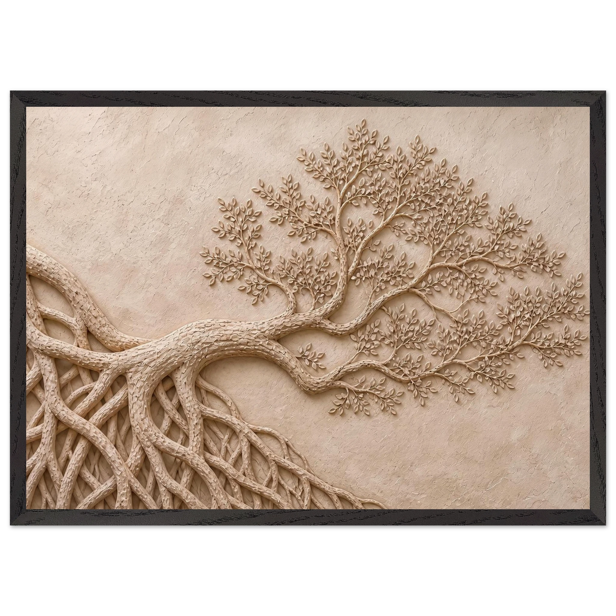 Root Lattice, petra and herbarium. Archival framed fine art print shown framed.