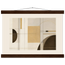 Lines of Sand: geometric abstract, neutral tones and texture. Fine art poster by The Light Stays.