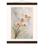 Porcelain Orchid: flowers and botanical. Fine art poster, alternate frame and size.
