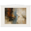 Golden Night: moon and night. Museum-quality fine art poster.
