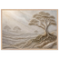 Old Growth: petra and herbarium. Framed fine art print, alternate frame and size.
