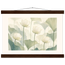 Ivory Lotus Screen: flowers and botanical. Museum-quality fine art poster.