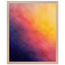 Turquoise and Gold: gradient, night and morning. Framed fine art print by The Light Stays.