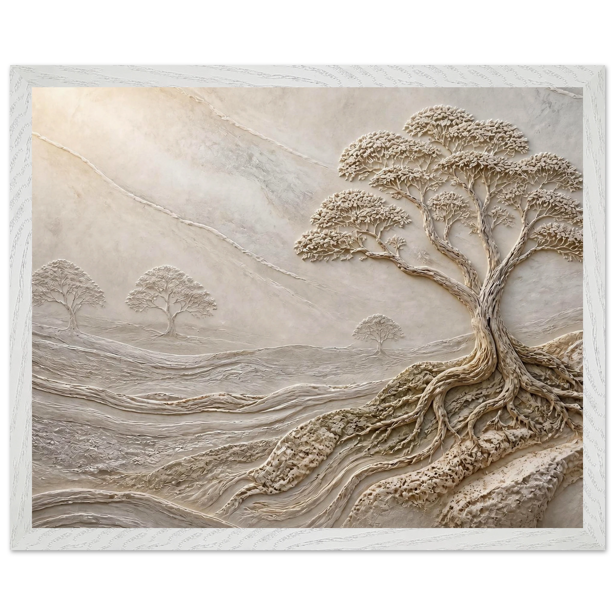 Old Growth: petra and herbarium. Framed fine art print, alternate frame and size.