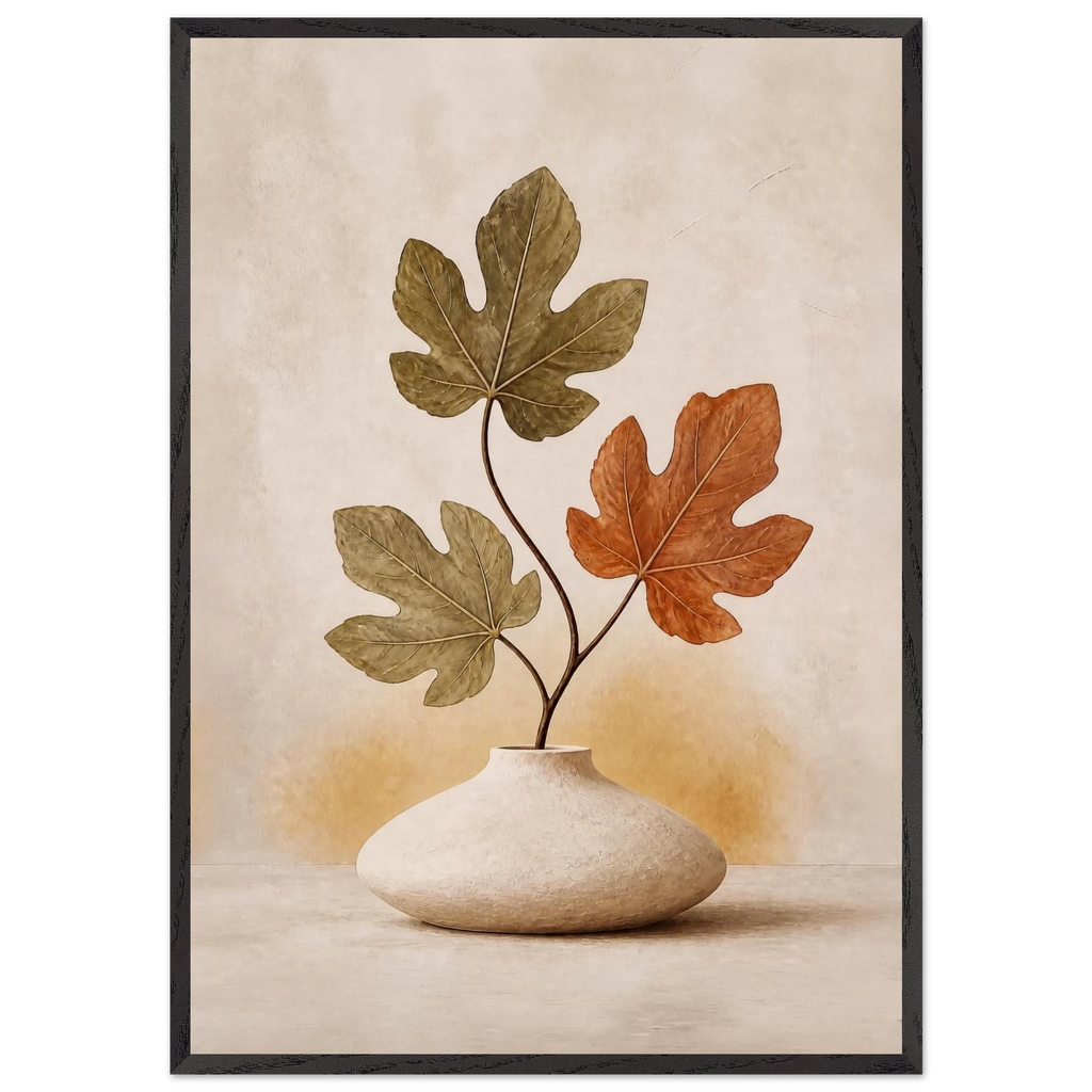Fig Season: mediterranean and earth tones. Framed fine art print by The Light Stays.