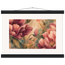 Crimson Peonies: flowers and botanical. Fine art poster by The Light Stays.