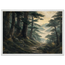 Cypress Passage, japanese art and japandi. Archival framed fine art print shown framed.