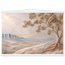 Cliffside Bloom: petra and flora. Fine art poster by The Light Stays.
