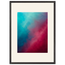 Wine Hour: gradient, dusk and deep color. Framed fine art print by The Light Stays.