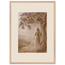 Old Friend: petra and herbarium. Framed fine art print, alternate frame and size.