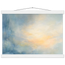 Dawn after Rain: sunrise, coastline and washed light. Fine art poster, alternate frame and size.