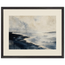 Tidal Ink: sea and coastal landscape. Framed fine art print by The Light Stays.