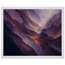 Violet Infinity, moon and night. Archival framed fine art print shown framed.