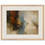 Golden Night: moon and night. Framed fine art print, alternate frame and size.