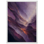 Violet Infinity: moon and night. Framed fine art print by The Light Stays.