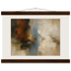 Golden Night: moon and night. Fine art poster, alternate frame and size.