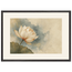 First Lotus Light: flowers and botanical. Museum-quality framed fine art print.