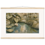 Papyrus Pond: lake, papyrus and serene greens. Fine art poster by The Light Stays.