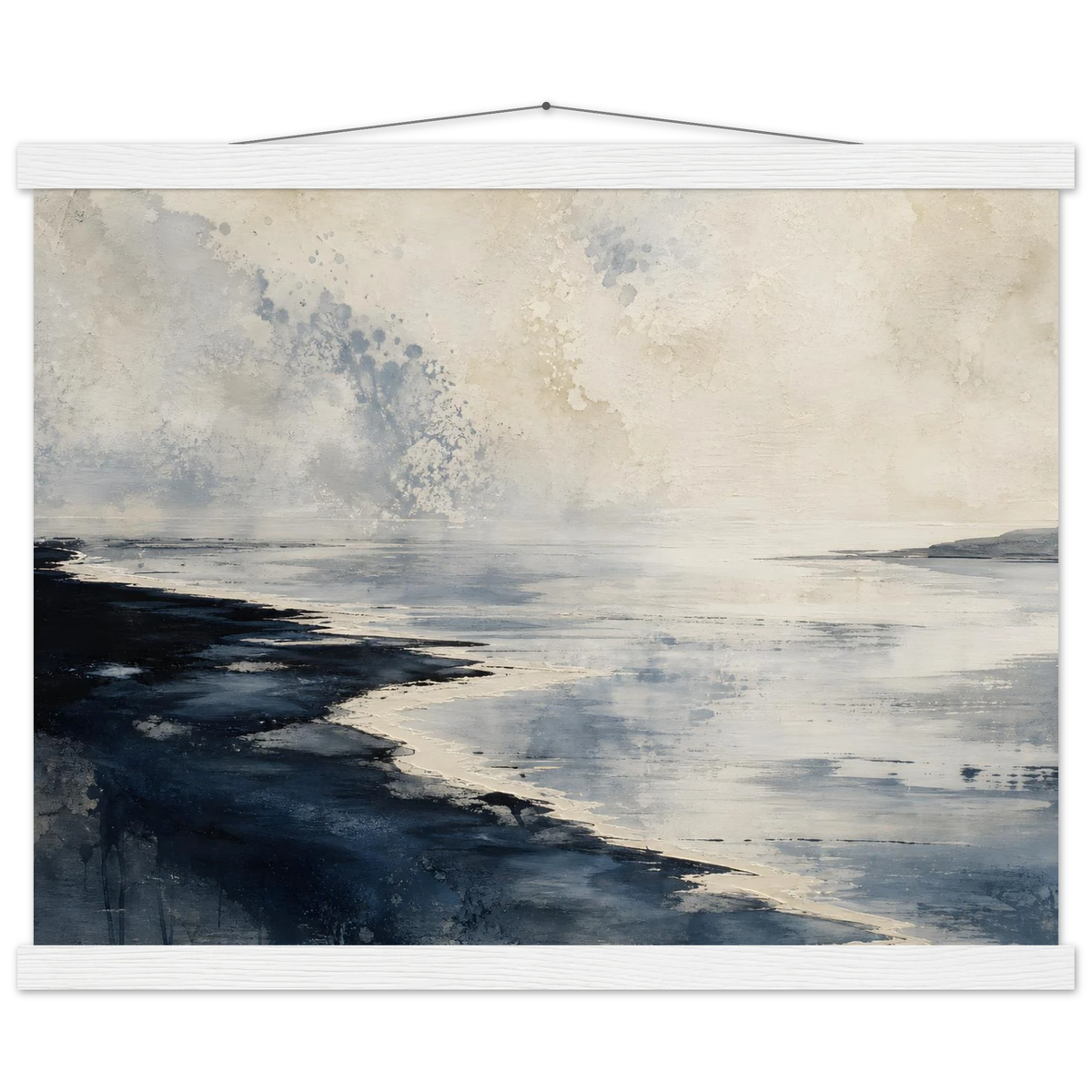 Tidal Ink: sea and coastal landscape. Fine art poster by The Light Stays.