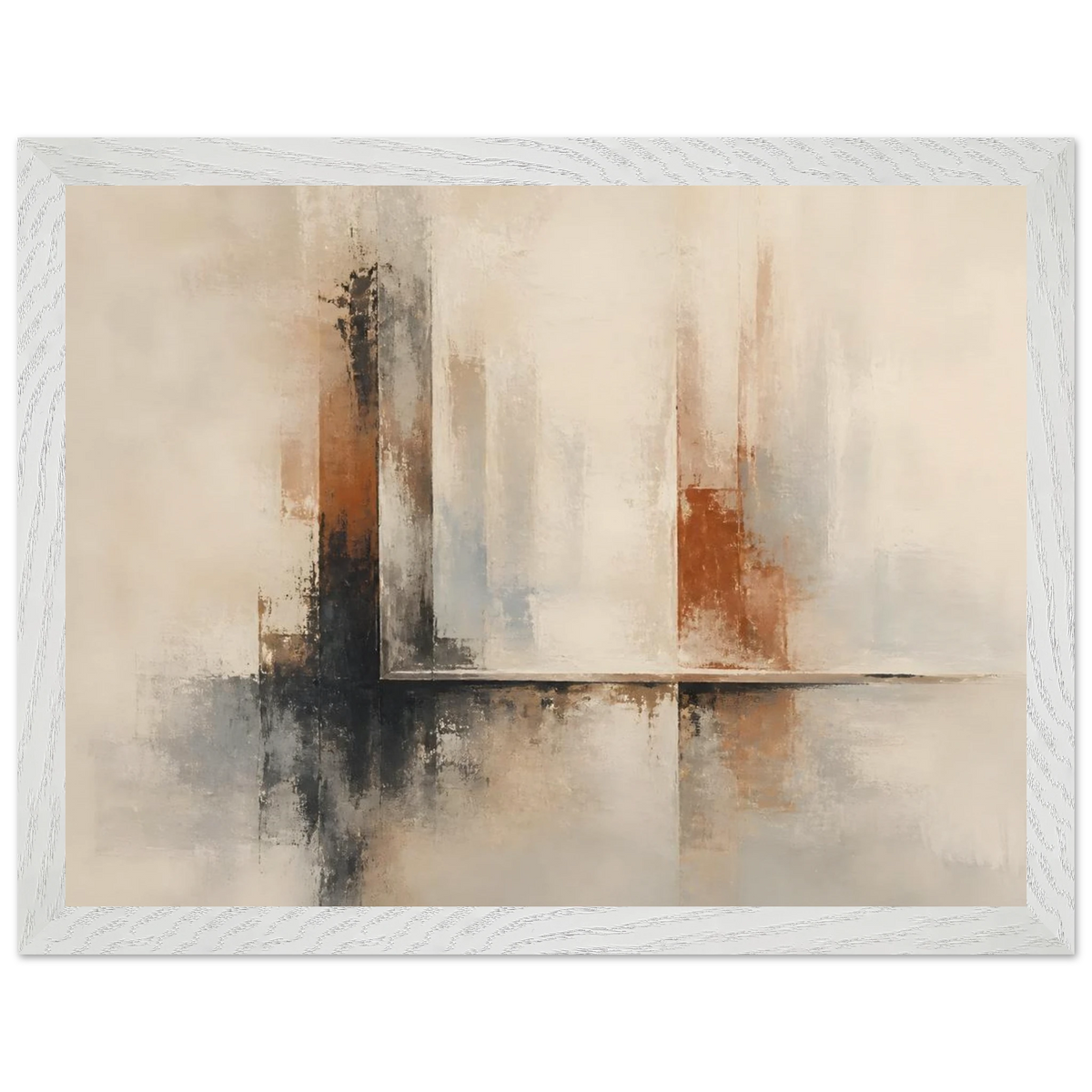 Mineral Threshold: architecture, geometry and rust. Framed fine art print by The Light Stays.