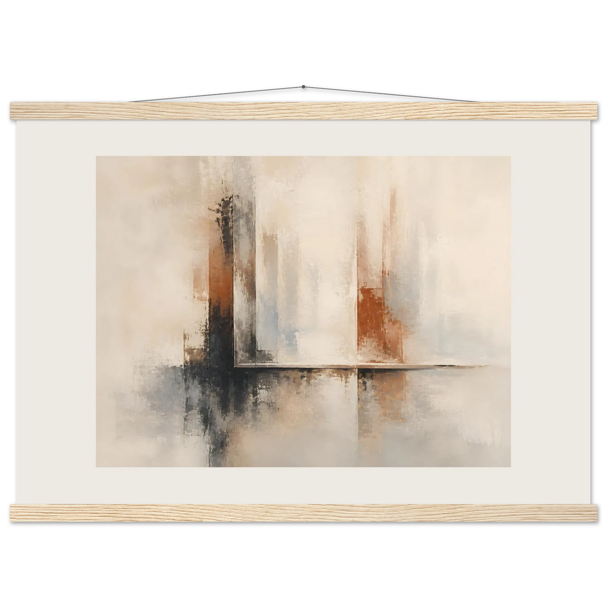 Mineral Threshold: architecture, geometry and rust. Fine art poster by The Light Stays.