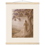 Old Friend, impasto, figure and companion tree. Archival fine art poster shown framed.