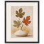 Fig Season: mediterranean and earth tones. Framed fine art print, alternate frame and size.