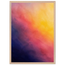 Turquoise and Gold: gradient, night and morning. Framed fine art print by The Light Stays.