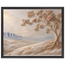 Cliffside Bloom: flowers and botanical. Museum-quality framed fine art print.