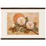 Camellia Eclipse: flowers and botanical. Fine art poster, alternate frame and size.