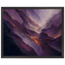 Violet Infinity: moon and night. Museum-quality framed fine art print.
