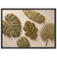 Green Constellation, botanical, green and loose rhythm. Archival framed fine art print shown framed.
