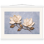 Bronze Magnolia: flowers and botanical. Museum-quality fine art poster.
