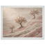 Blossom Terraces: flowers and botanical. Framed fine art print, alternate frame and size.