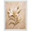 Alabaster Lily: flowers and botanical. Museum-quality framed fine art print.